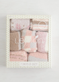 Lemon 7 Days Of Cozy Socks Pink